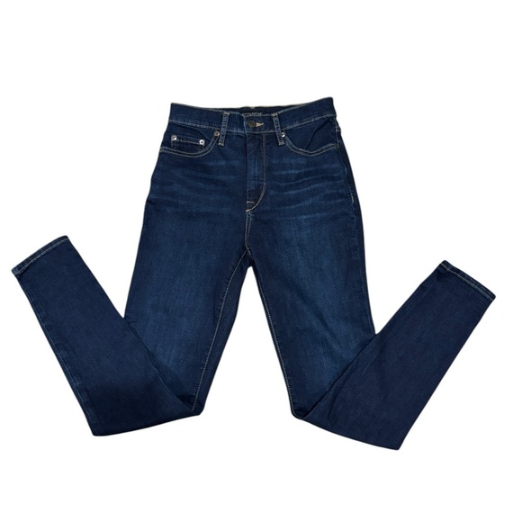 NEW! Banana Republic High Rise Skinny Dark Wash Size 26/2 - Picture 2 of 12